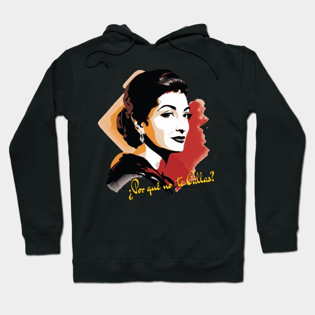 Por Qué No Te Callas Hoodie by Cisne Negro